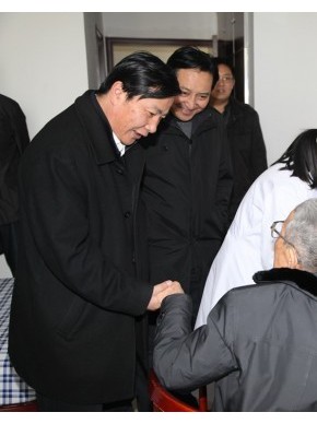 匡湧副省长调研民政工作