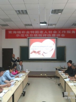 民政部委托专家组对我省福利彩票公益金特困老人社会工作服务示范项目进行终期评估