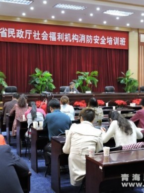 青海省民政厅举办全省社会福利机构消防安全能力专项培训会议