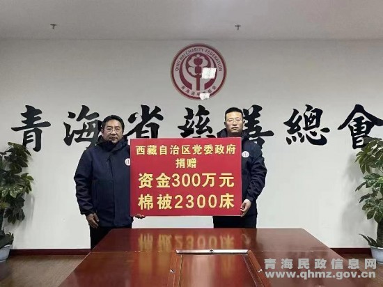 西藏自治区党委政府支援我省抗震救灾工作